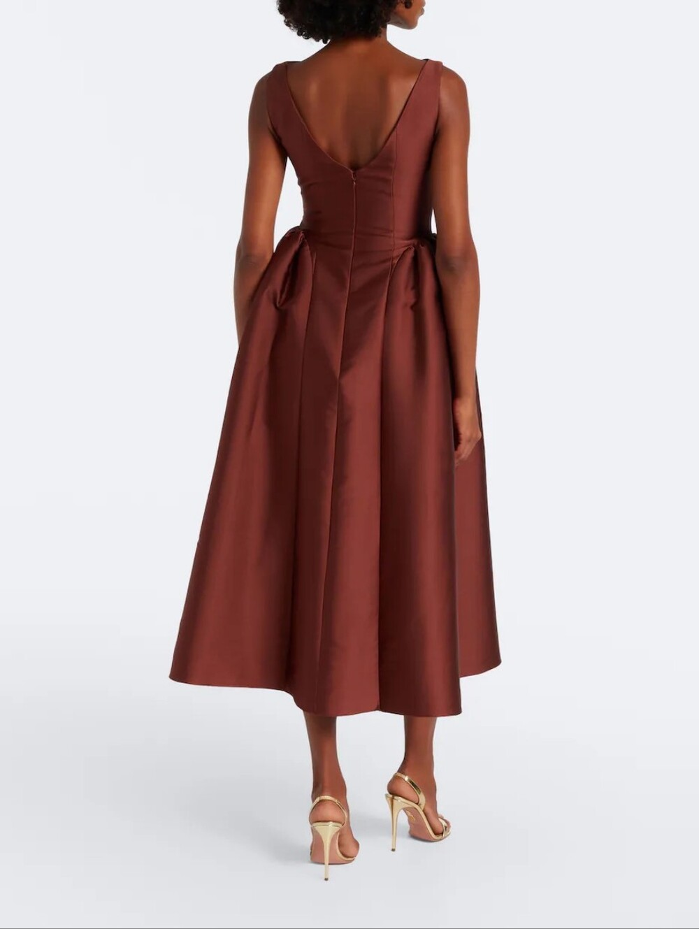 Roland Mouret Taffeta midi dress - Picture 5 of 10